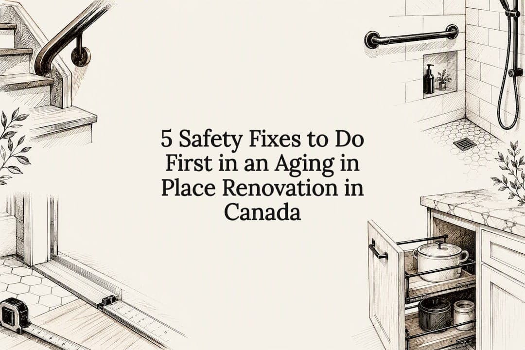 5 Safety Fixes to Do First in an Aging in Place Renovation in Canada