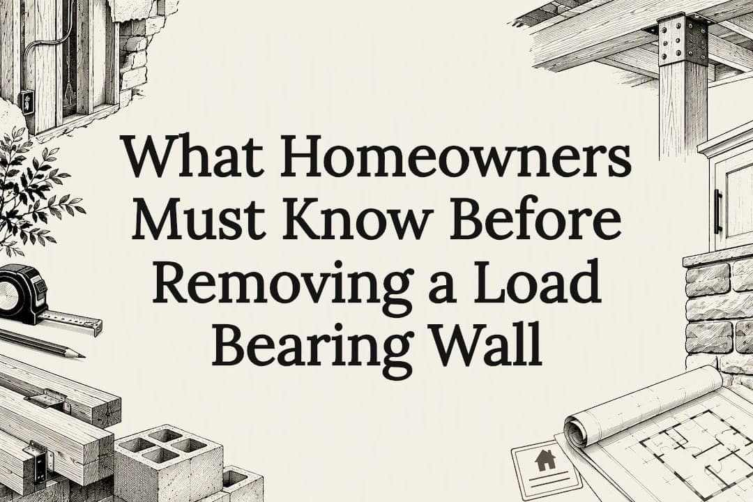 What Homeowners Must Know Before Removing a Load Bearing Wall