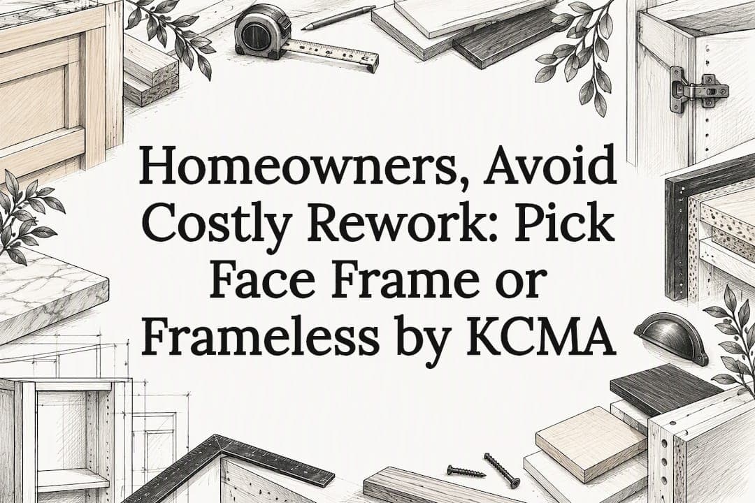 Homeowners, Avoid Costly Rework: Pick Face Frame or Frameless by KCMA