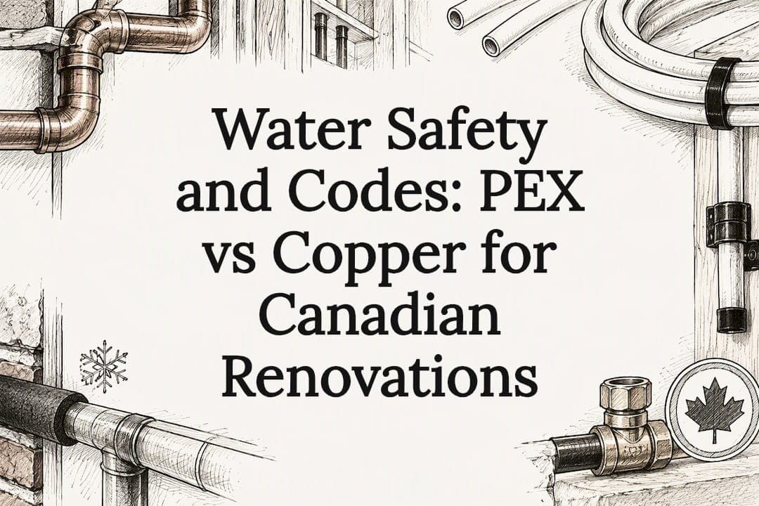 Water Safety and Codes: PEX vs Copper for Canadian Renovations