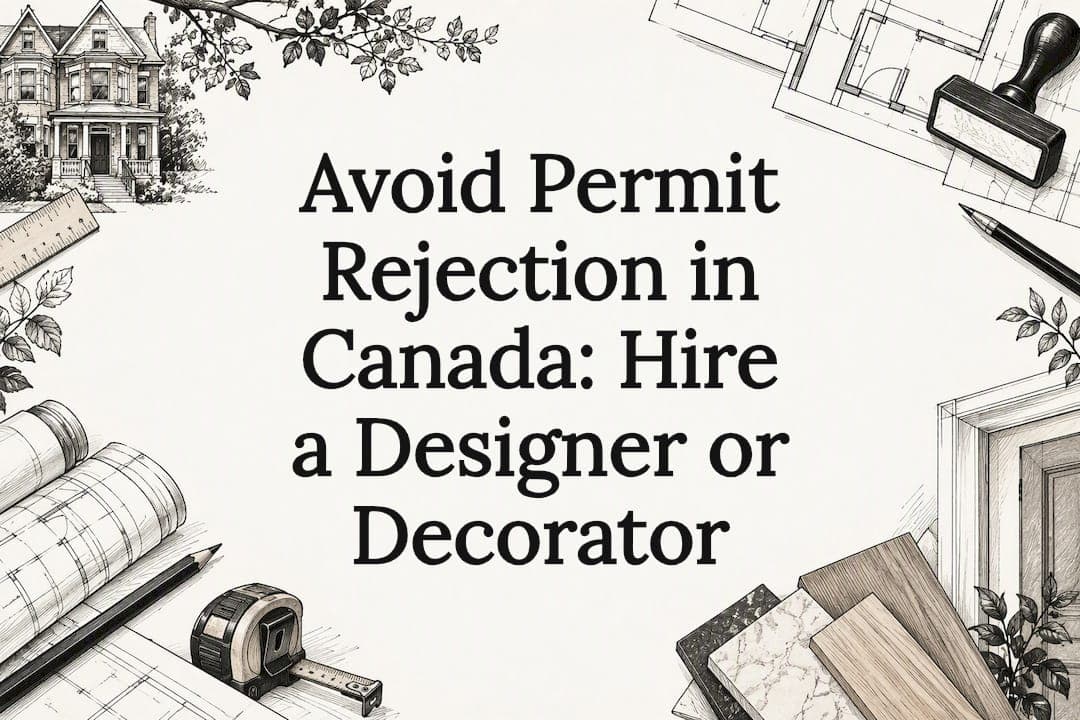 Avoid Permit Rejection in Canada: Hire a Designer or Decorator
