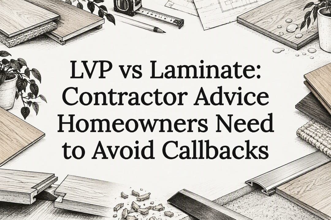 LVP vs Laminate: Contractor Advice Homeowners Need to Avoid Callbacks