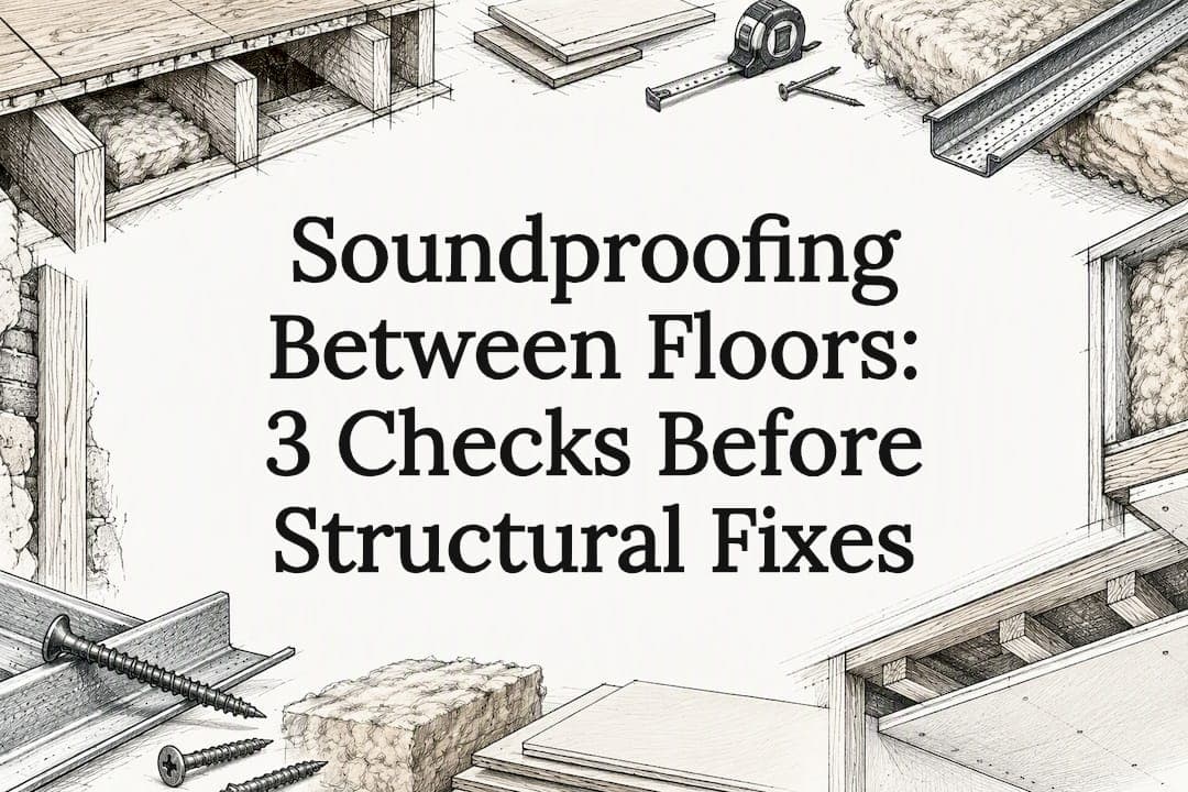 Soundproofing Between Floors: 3 Checks Before Structural Fixes