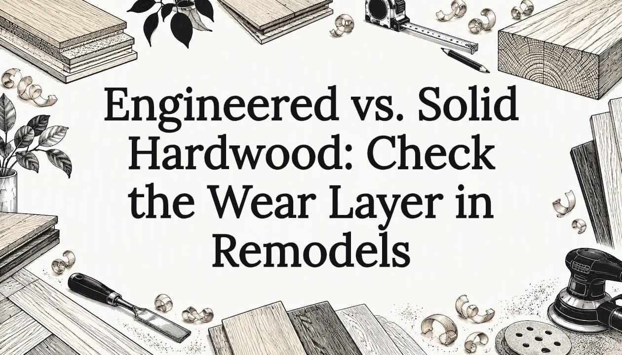 Engineered vs. Solid Hardwood: Check the Wear Layer in Remodels