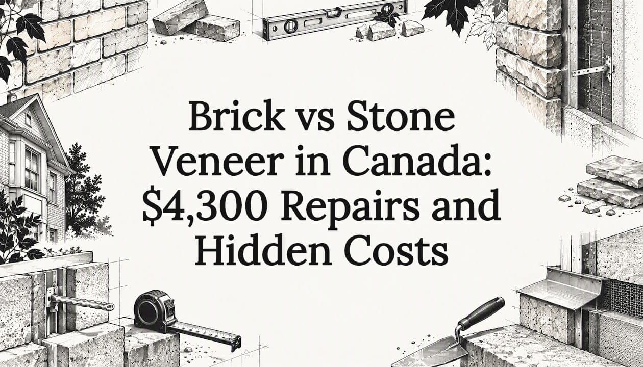 Brick vs Stone Veneer in Canada: $4,300 Repairs and Hidden Costs