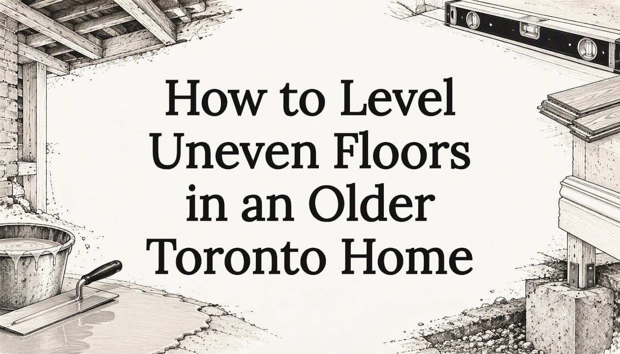 How to Level Uneven Floors in an Older Toronto Home